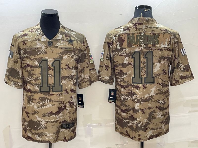 Men Dallas Cowboys #11 Parsons Camo 2022 Nike Limited Vapor Untouchable NFL Jersey